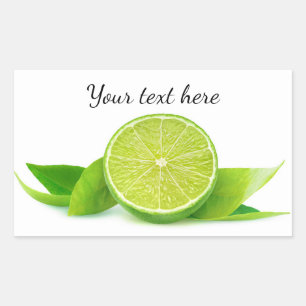 Adesivo Retangular Metade do limão