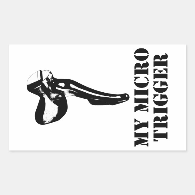 Adesivo Retangular Meu Gatilho Micro (Frente)