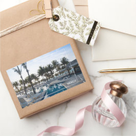 Adesivo Retangular México Surgimento na Piscina