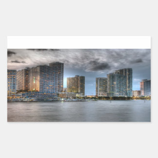 Adesivo Retangular Miami, Florida