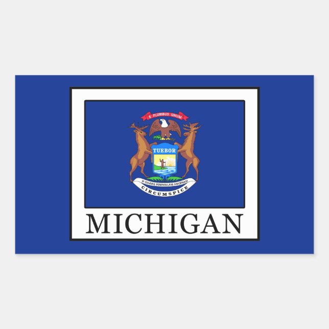 Adesivo Retangular Michigan (Frente)