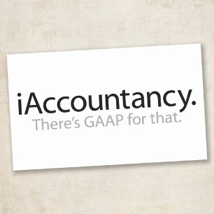 Adesivo Retangular mim contabilidade - há GAAP para aquele