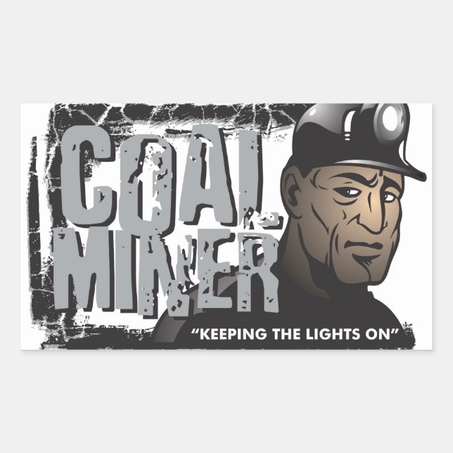 ADESIVO RETANGULAR MINERADOR DE CARVÃO (Frente)