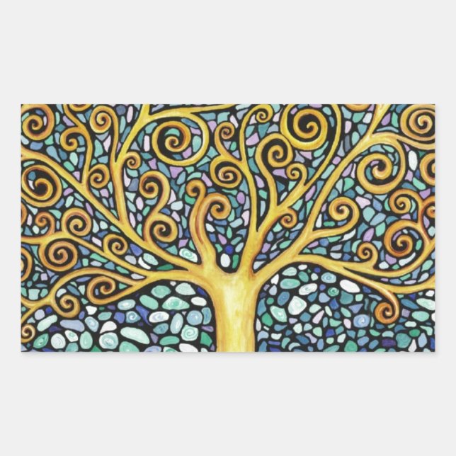 Adesivo Retangular Minha Árvore da Vida (Frente)