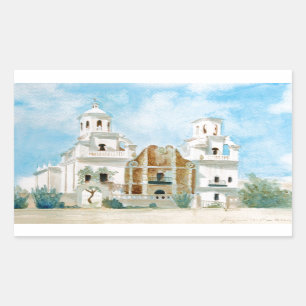 Adesivo Retangular Missão San Xavier del Bac
