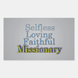 Adesivo Retangular Missionário Fiel Espiritual