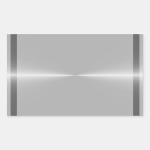 Adesivo Retangular Modelo de fundo de metal de aço brilhante