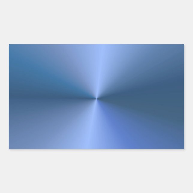 Adesivo Retangular Modelo Elegante Tendência Vazia Olhar Metálico Azu (Frente)