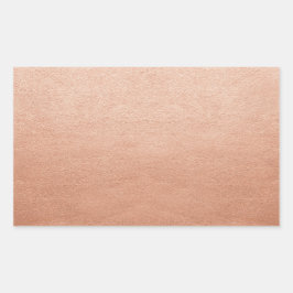 Adesivo Retangular Modelo em Branco Folha de Cobre Falso Qualquer Tex