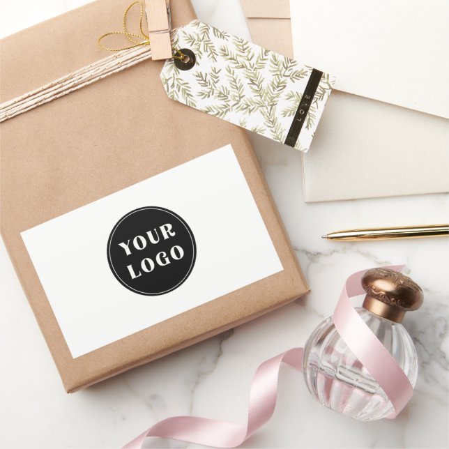 Adesivo Retangular Moderno, elegante, na moda e personalizável (Presentear)