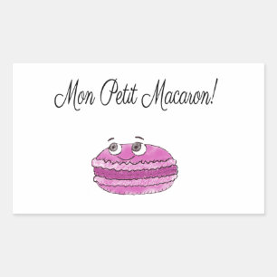 Adesivo Retangular Mon Petit Macaron