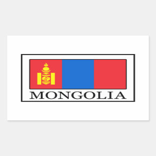 Adesivo Retangular Mongolia