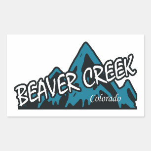 Adesivo Retangular Montanhas Beaver Creek Colorado