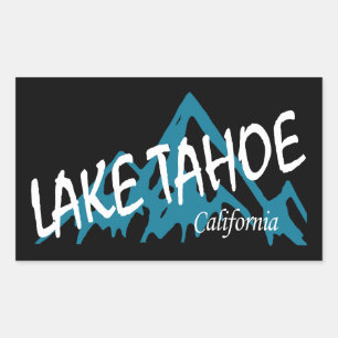 Adesivo Retangular Montanhas do Lago Tahoe California