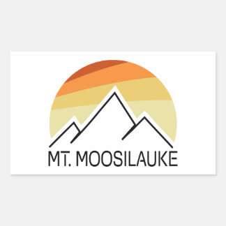 Adesivo Retangular Monte Moosilauke Nova Hampshire Retro