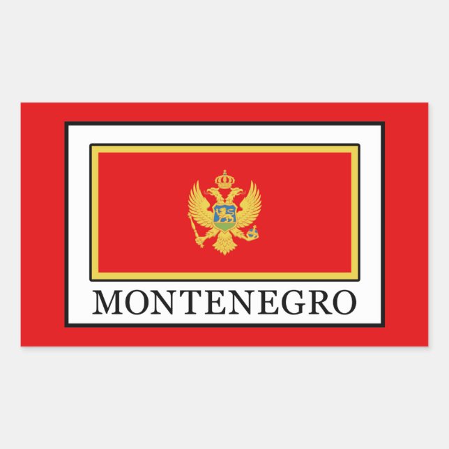 Adesivo Retangular Montenegro (Frente)