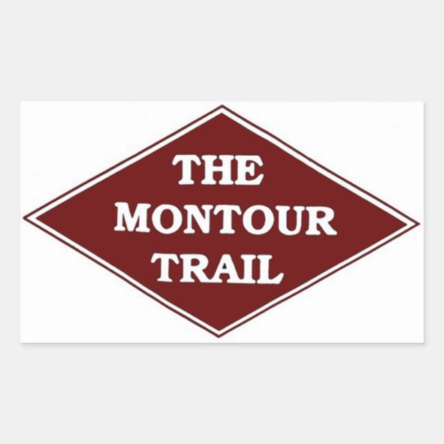 Adesivo Retangular Montour Trail Sticker (Frente)
