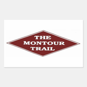 Adesivo Retangular Montour Trail Sticker