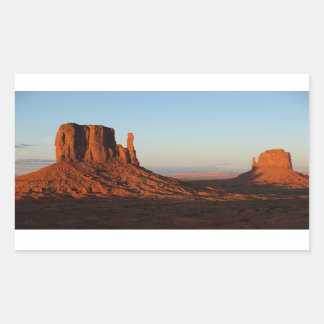 Adesivo Retangular Monument Valley Utah Desert Rock Formation