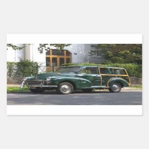Adesivo Retangular Morris Minor 1000 Traveler
