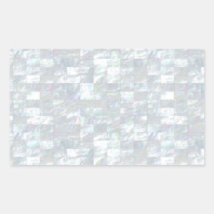 Adesivo Retangular Mosaico da madrepérola