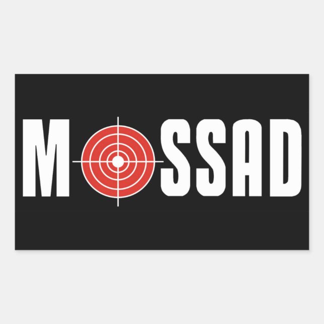 Adesivo Retangular Mossad (Frente)