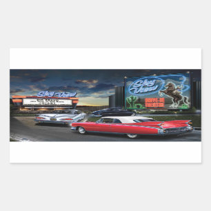 Adesivo Retangular Movimentação de Skyview dentro