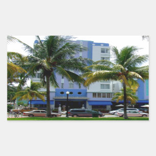 Adesivo Retangular Movimentação do oceano