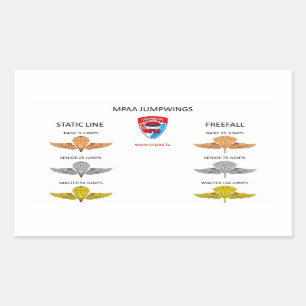 Adesivo Retangular MPAA Jumpwings