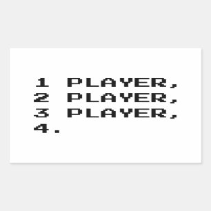 ADESIVO RETANGULAR MULTIPLAYER