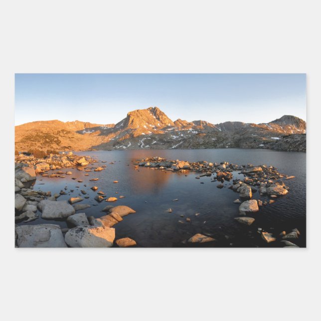 Adesivo Retangular Muriel Lake Sunset perto da Passagem de Piute - Si (Frente)