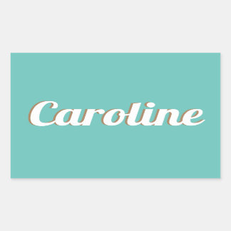 Adesivo Retangular Naam sticker voor koffer of bagage