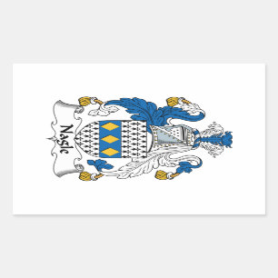 Adesivo Retangular Nagle Family Crest