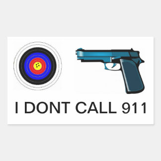 Adesivo Retangular Não é bem-vindo