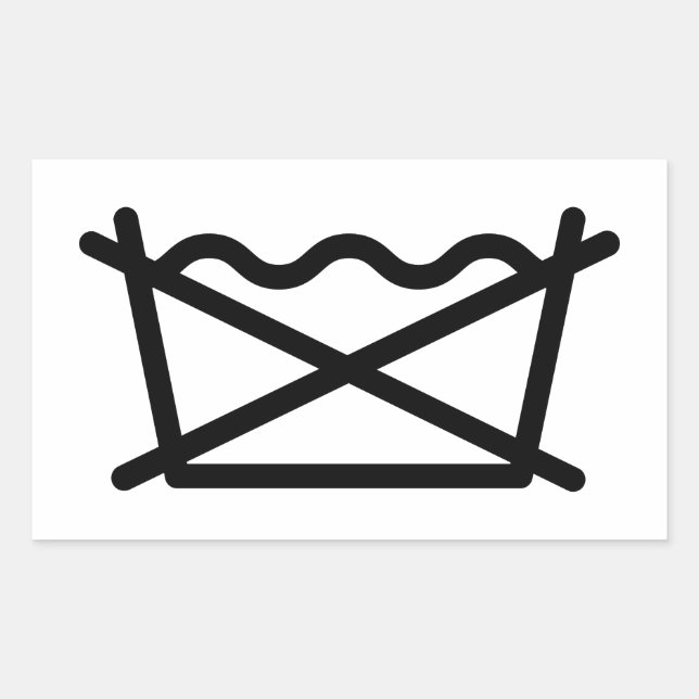 ADESIVO RETANGULAR NÃO LAVEM! (Frente)