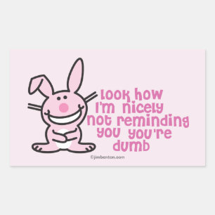 Adesivo Retangular Não Lembrando Você