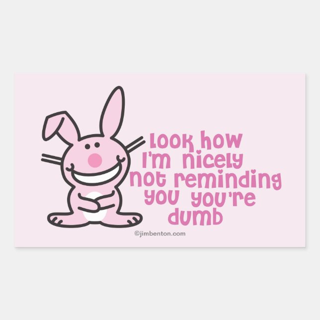 Adesivo Retangular Não Lembrando Você (Frente)