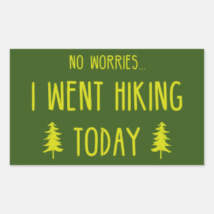 Adesivo Retangular Não Me Preocupei Hoje