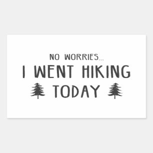 Adesivo Retangular Não Me Preocupei Hoje