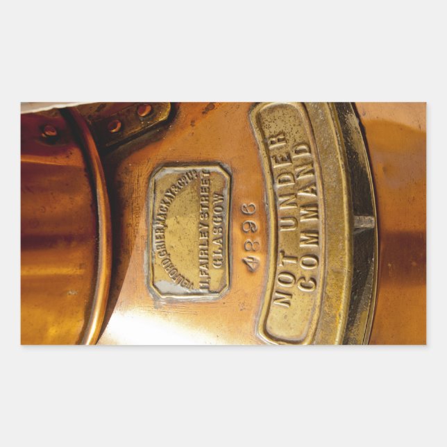 Adesivo Retangular Não Sob Comando (Frente)