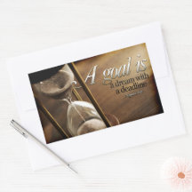 Napoleon Hill Inspirational Cote "Um objetivo"