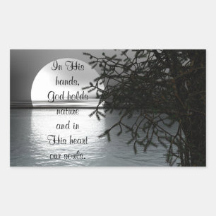 Adesivo Retangular Nas Mãos Refletindo O Vestido Da Lua