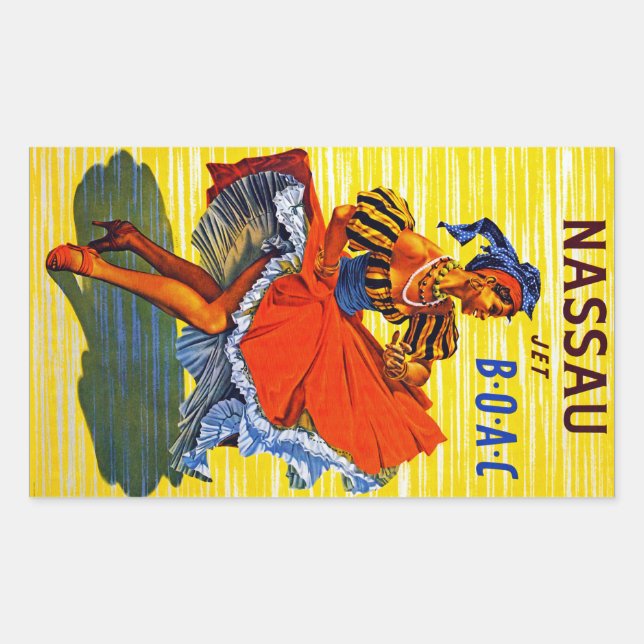 Adesivo Retangular Nassau Jet (Frente)