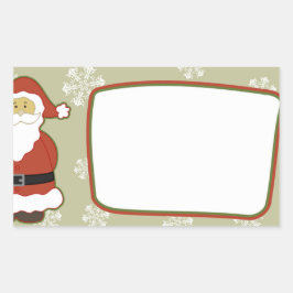 Adesivo Retangular Natal