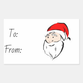 Adesivo Retangular Natal