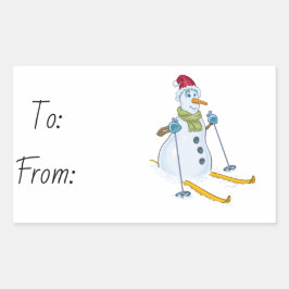 Adesivo Retangular Natal