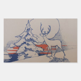 Adesivo Retangular Natal