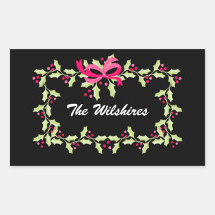 Adesivo Retangular Natal