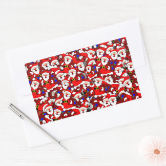 Adesivo Retangular Natal