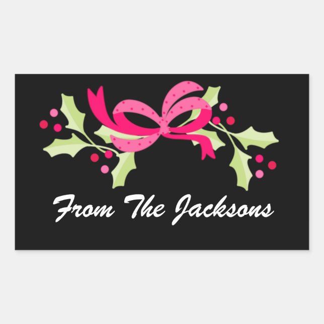 Adesivo Retangular Natal (Frente)